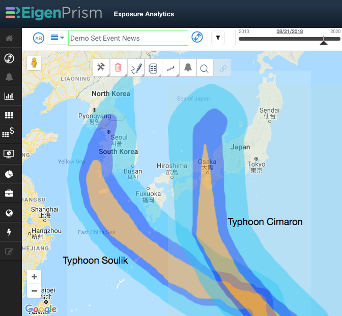 3 active Pacific windstorms Aug 21 2018