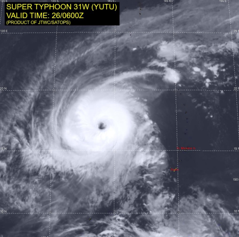 Typhoon Yutu October 26 2018