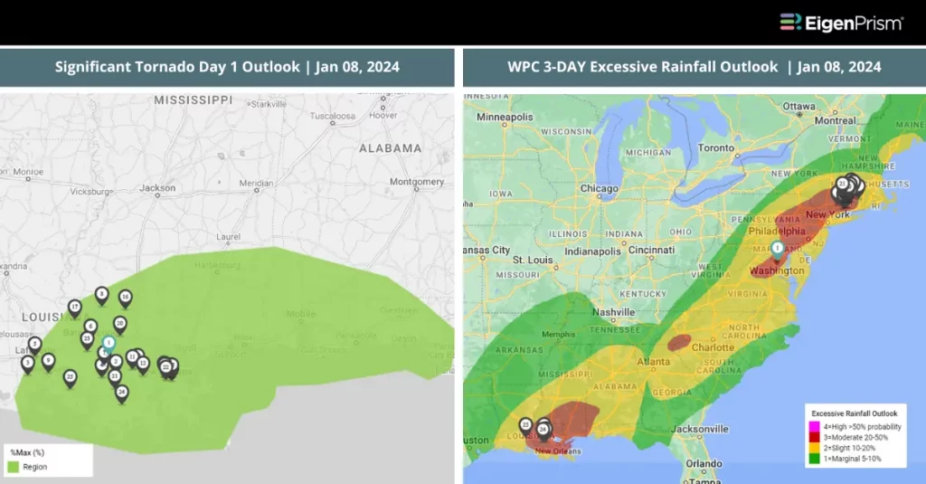 owerful Winter Storm with Tornadoes, Flooding and High Winds