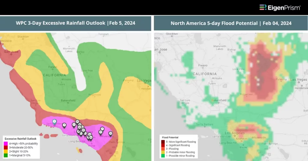 Southern California Faces State of Emergency Due to Excessive Rainfall Leading to Flash Flooding Risks