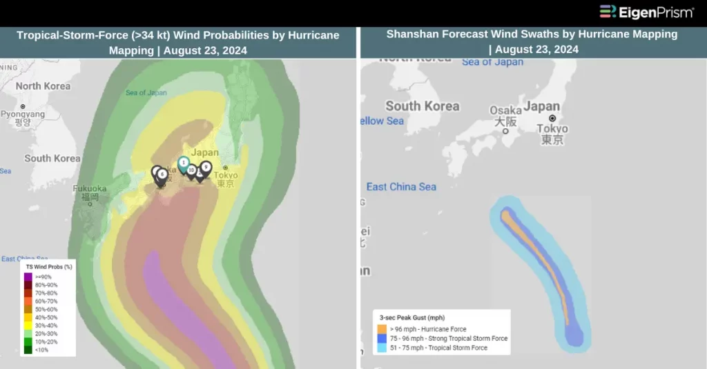 Japan Braces for Typhoon Shanshan as It Threatens the Region with Intense Rain, Floods, and Landslides