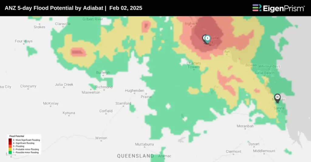 Severe Rainfall Triggers Flash Flooding in Northern Queensland, Could Become One of the Worst in Decades