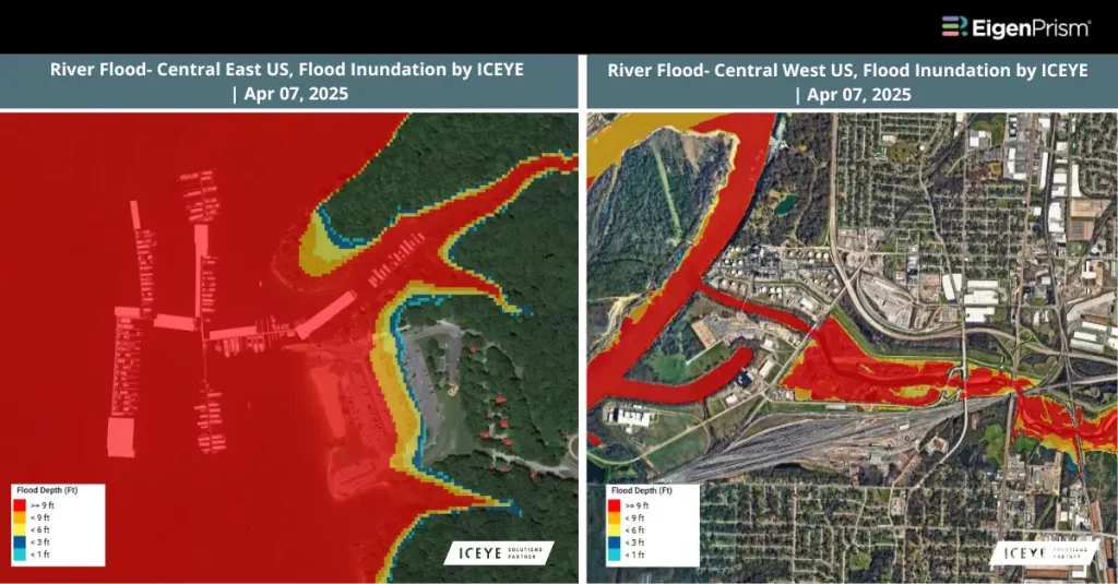 Days of Torrential Rain Trigger Widespread Flood Emergencies from Texas to Ohio