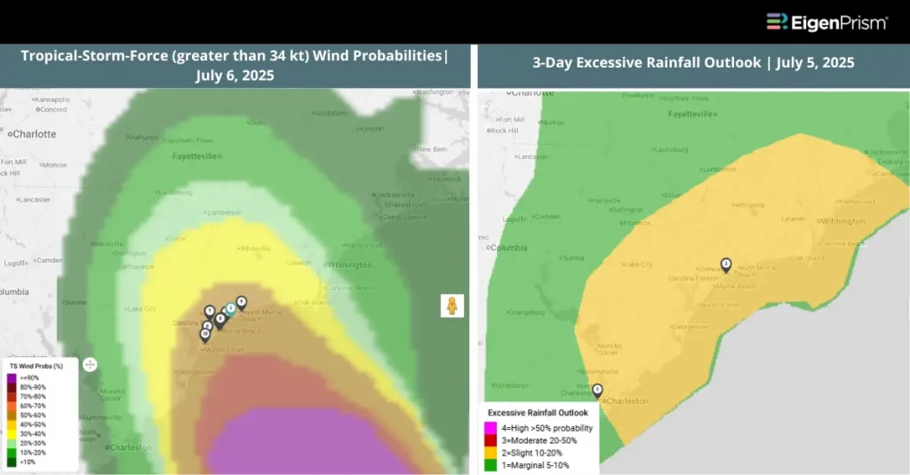Tropical Storm Chantal Forecast